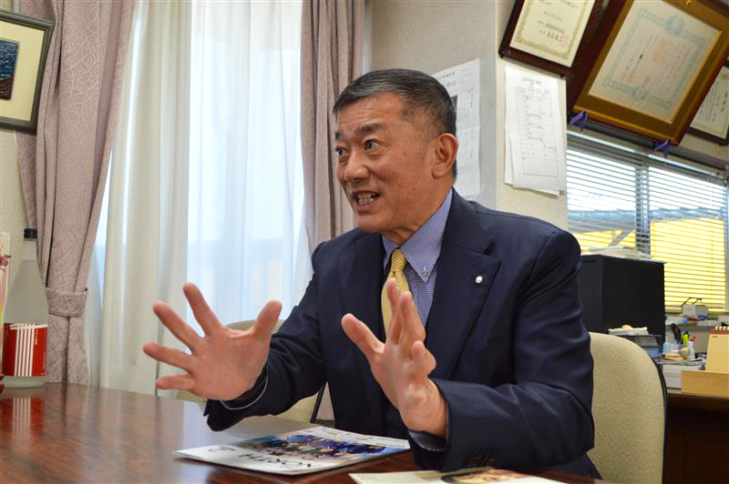 展望を語る恩地社長